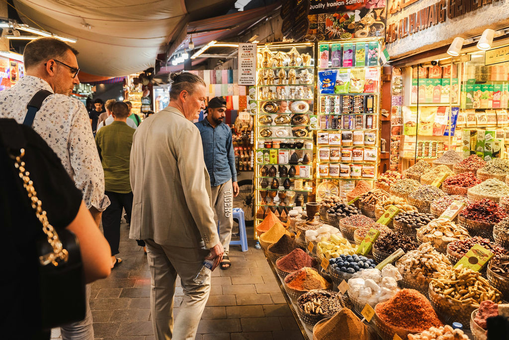 The chefs visited Dubai’s old town, Jumeirah, guided by Worldchefs president Andy Cuthbert.  Photo: Lena Le Roy