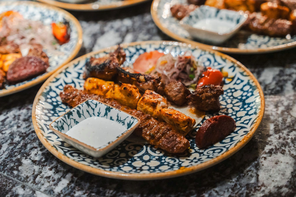 The chefs were able to discover the specificities of the local gastronomy, in various establishments: the Atmosphere on the 123rd floor of the Burj Khalifa, the world’s tallest building. Photo: Lena Le Roy