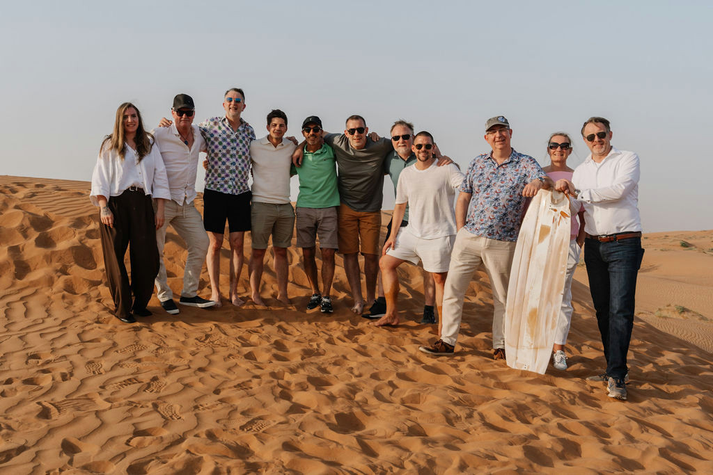 The chefs were able to experience an unforgettable excursion into the Ras Al Khaimah desert in 4x4 jeeps driven by experienced drivers. An assault on the red dunes. Photo: Lena Le Roy