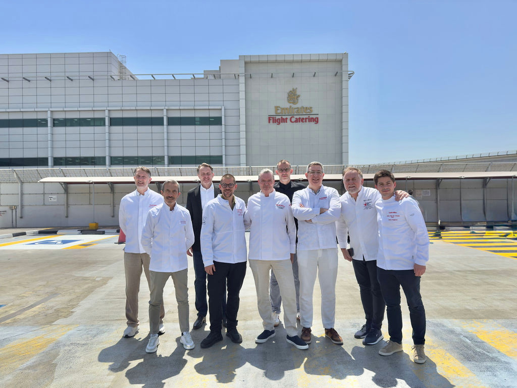 At Emirates Flight Catering, the Luxembourg chefs were able to ask questions, discover the secrets of large-scale quality production and, above all, get inspired. Photo: Gault&Millau Luxembourg
