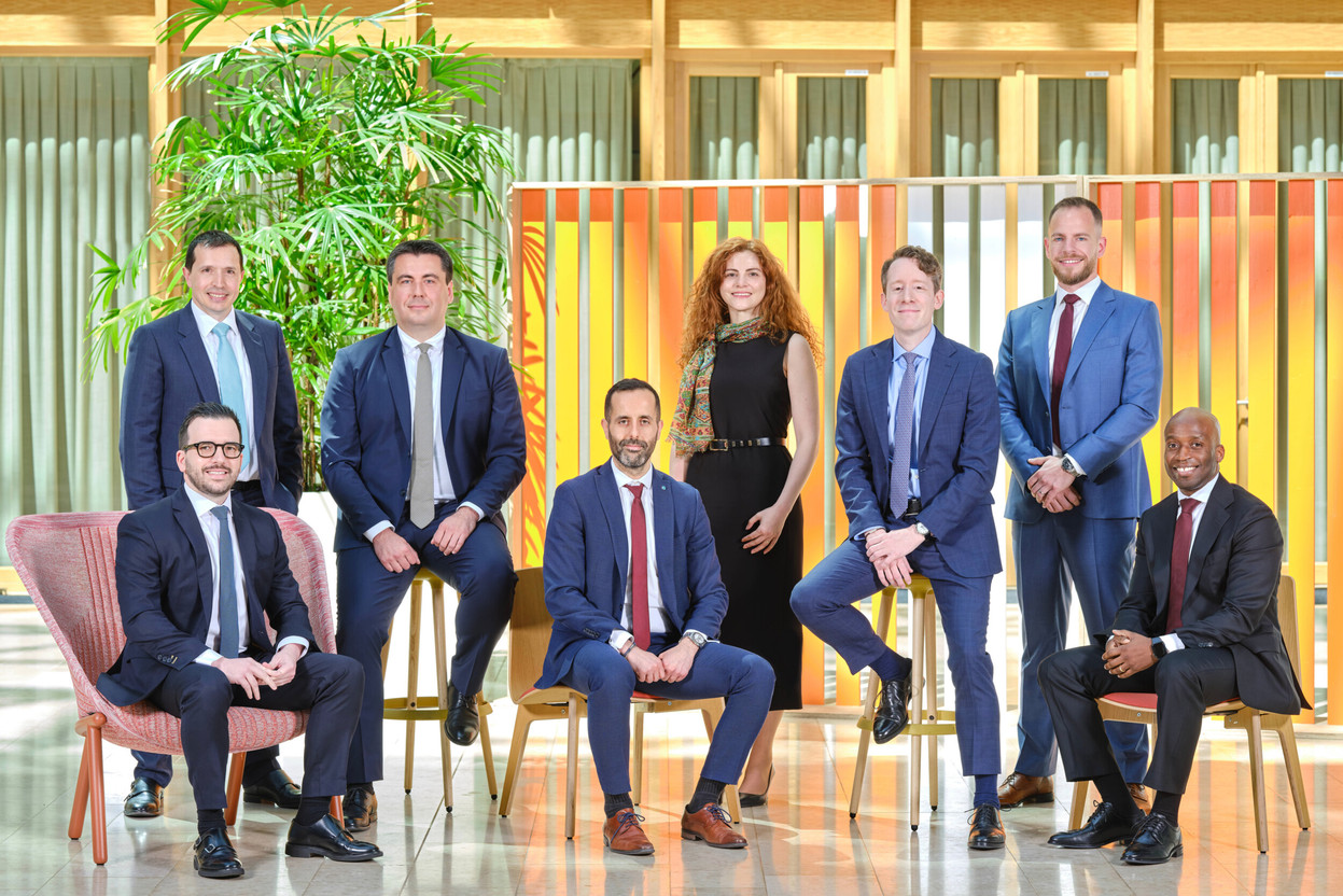 The eight new partners, listed in alphabetical order, are: Alix Altenor (insurance), Admir Fejzic (advisory), Hazal Kantarci (across service lines), Samir Moussaoui (insurance), Simon Petitjean (advisory), François Polutnik (insurance), Benjamin Reis (advisory) and Rafael Le Saux (insurance). Photo: Olivier Toussaint/PwC Luxembourg