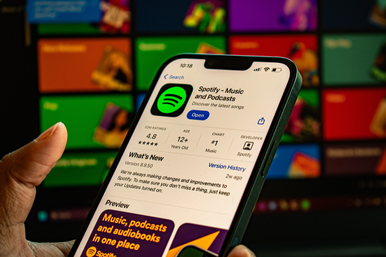 As of the end of 2024, Spotify had hit 675m active users. Photo: Shutterstock