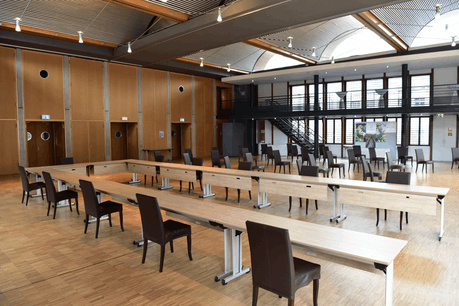 Le Domaine Thermal de Mondorf-les-Bains, accueille depuis sa réouverture des réunions et événements de taille réduite dans le respect des mesures gouvernementales aussi bien au niveau de l’hygiène que des distanciations sociales. Crédit: MONDORF Domaine Thermal