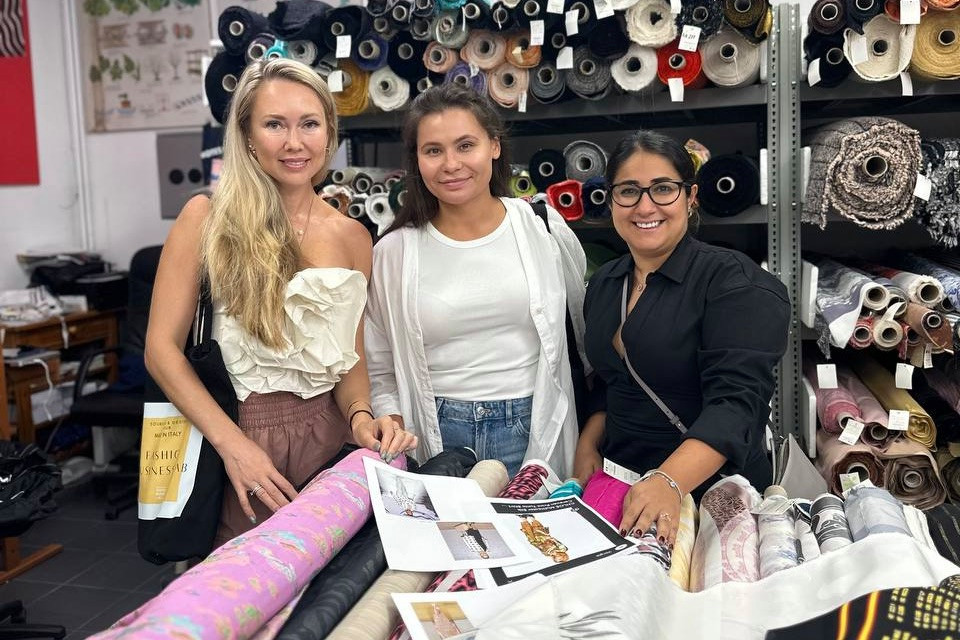 Through Fashion Business Lab, Gromova and her team help people make samples, choose fabrics, find a factory for production, launch their clothing collection, carry out sales and marketing and manage their brand. Photo: Provided by Elena Gromova