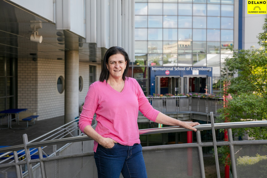 Elizabeth Cutshall, maths teacher at ISL, has called Merl home for the last 15 years. Romain Gamba/Maison Moderne