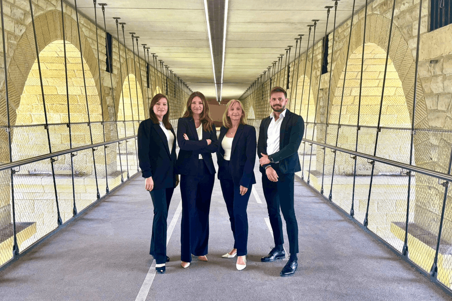 L’équipe Elle Real Estate: Ekaterina Leontyeva, Laura Légier, Christine Cridel et Maciel Müller. (Photo: Elle Real Estate)