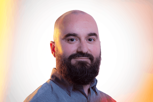 Johann Blais, head of architecture & technology at Advanzia Bank. (Photo: Maison Moderne)