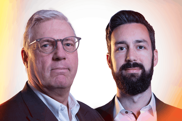 David HAGEN, Independent non-Executive Director & ICT advisor for regulated financial companies Hagen Advisory & Daniel SAHLER, Head of Multi-Cloud Services Fujitsu Luxembourg Maison Moderne