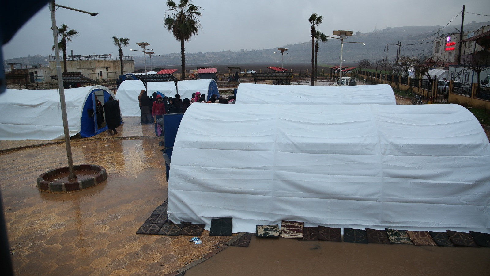 In Turkey, people who have lost their homes are living in tents.  Syrian Association for Relief and Development
