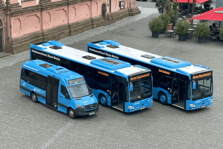 Avec un total de 42 bus, Zarth desservira désormais 12 lignes dans la zone urbaine de Worms et parcourra chaque année environ 2 millions de kilomètres en véhicules utilitaires. (Photo: Voyages Emile Weber sàrl)