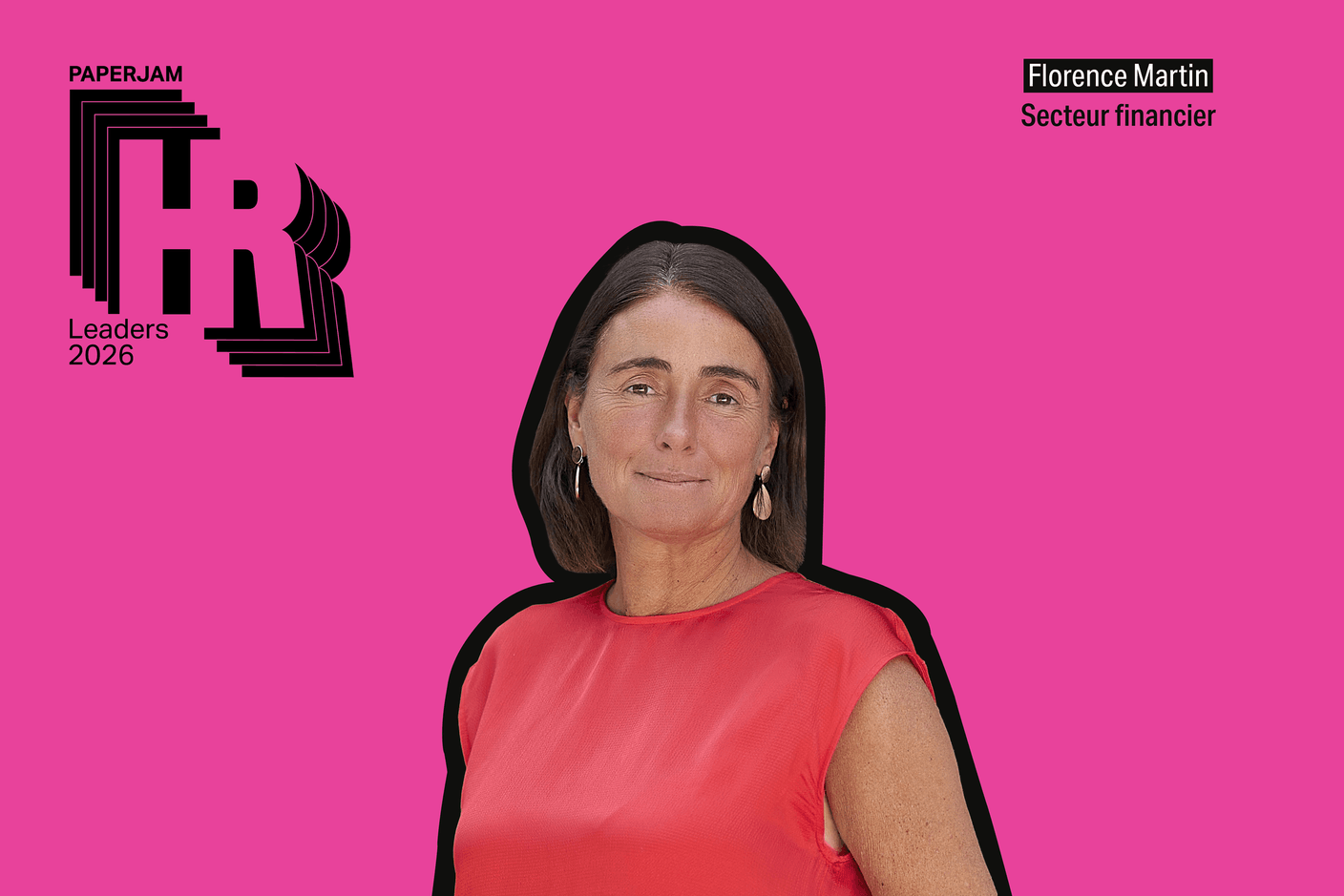 Florence Martin, HR and general services director at Foyer, is a finalist in the HR Leaders of the Year 2026 contest in the financial sector category.  (Photomontage: Paperjam)