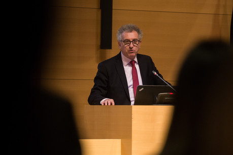 Pierre Gramegna, le ministre des Finances, a présenté le résultat de l’émission des obligations durables en commission des finances. Mais n’a pas su convaincre tous ses collègues, loin de là même. (Photo: Matic Zorman/Archives)