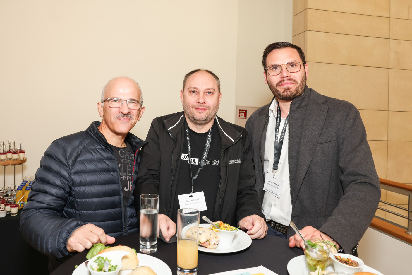 Jean-Pierre Ceccacci, Renaud Albert et Jérôme Terrana (Proximus Luxembourg). (Photo: Marie Russillo/Maison Moderne)