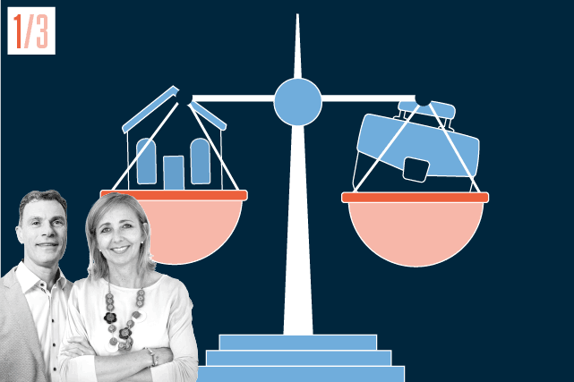 Arthur Meulman, directeur général de jobs.lu et Claudine Schmitt, Managing Partner de Wellbeing at work. Montage : Maison Moderne