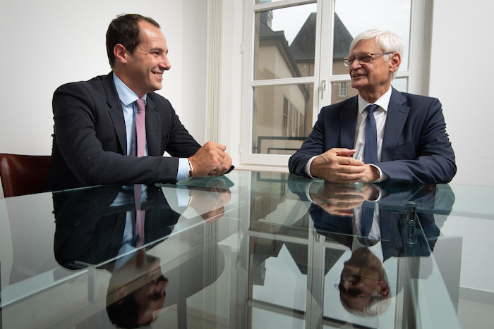 Jean Ciszewicz, à gauche, et Jean Noël Lequeue, à droite, les deux gérants de Phoenix Solutions Luxembourg. Crédit : Phoenix Solutions