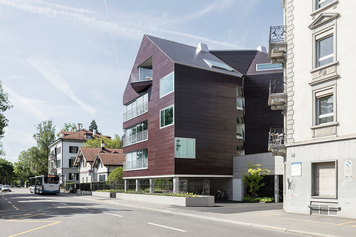 Wohnhaus Solaris, Zürich (huggenbergerfries Architekten, Zürich + Ertex Solartechnik, Amstetten) (Photo: Beat Bühler)
