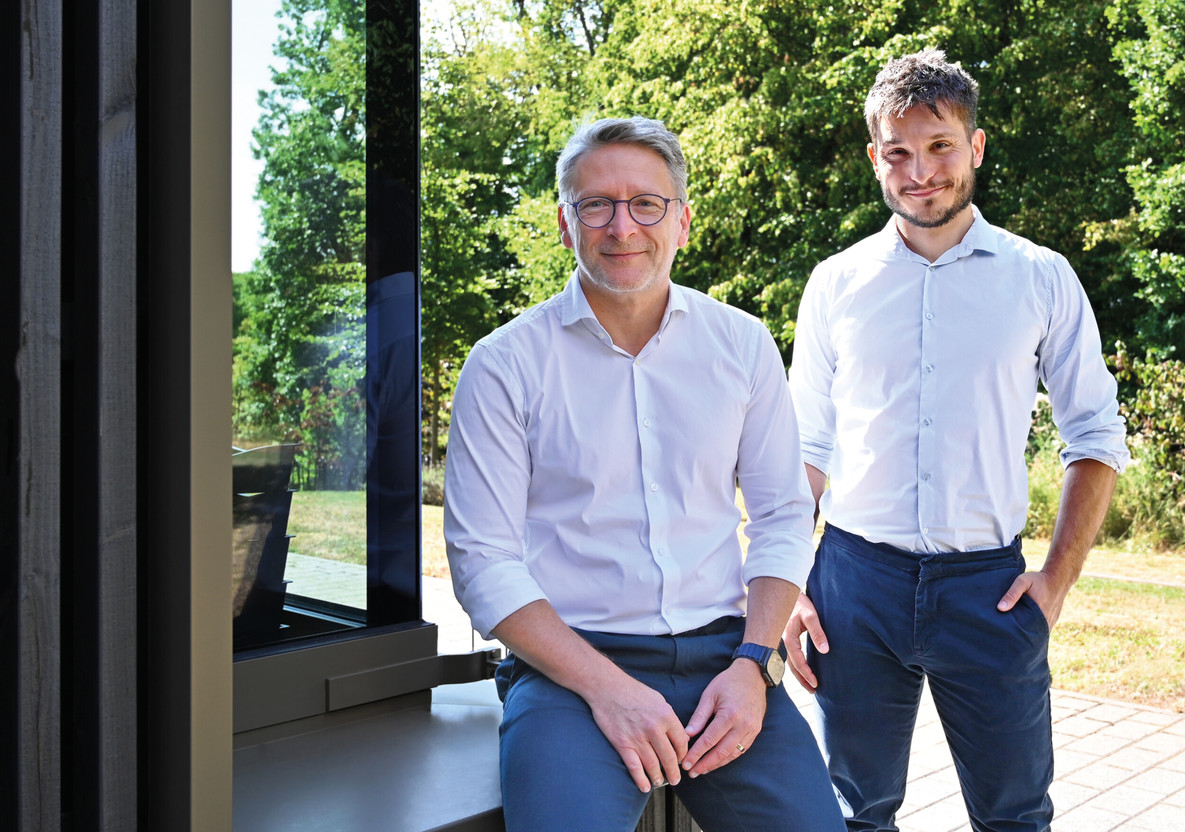Tom Beiler, associate architect at BFF... and Antoine Reniez, Project Manager at
Schroeder & Associés. (Photo: Schroeder & Associés, BFF…)
