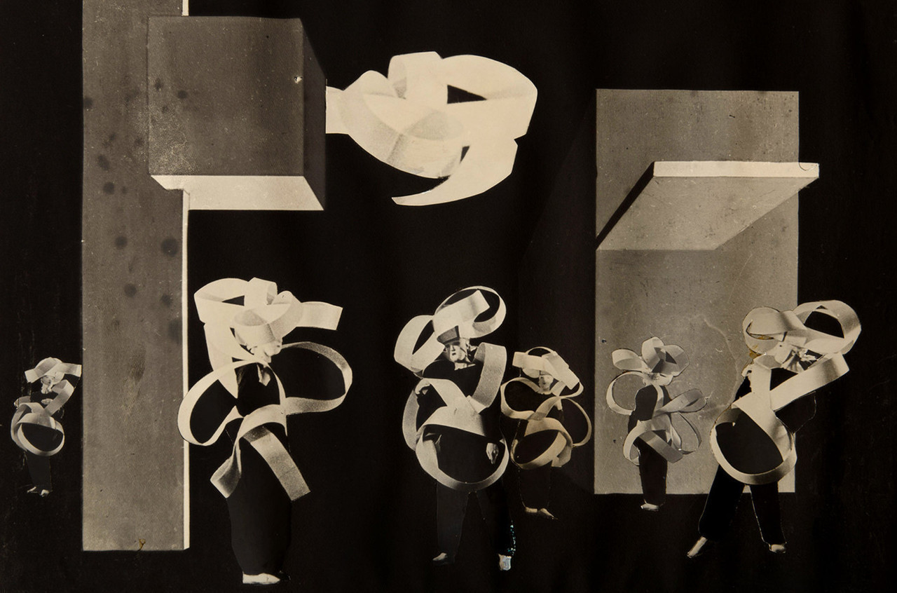 The work "Spectodrama - 8 (building tensional)", 1925-1937 is presented in Xanti Schawinsky's exhibition at the Mudam. (Illustration: Courtesy Estate Xanti Schawinsky)