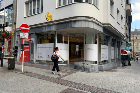 Sidestep prendra possession des 120m² actuellement occupés par le centre de certification de tests Covid dès le 1er septembre. (Photo: Paperjam)