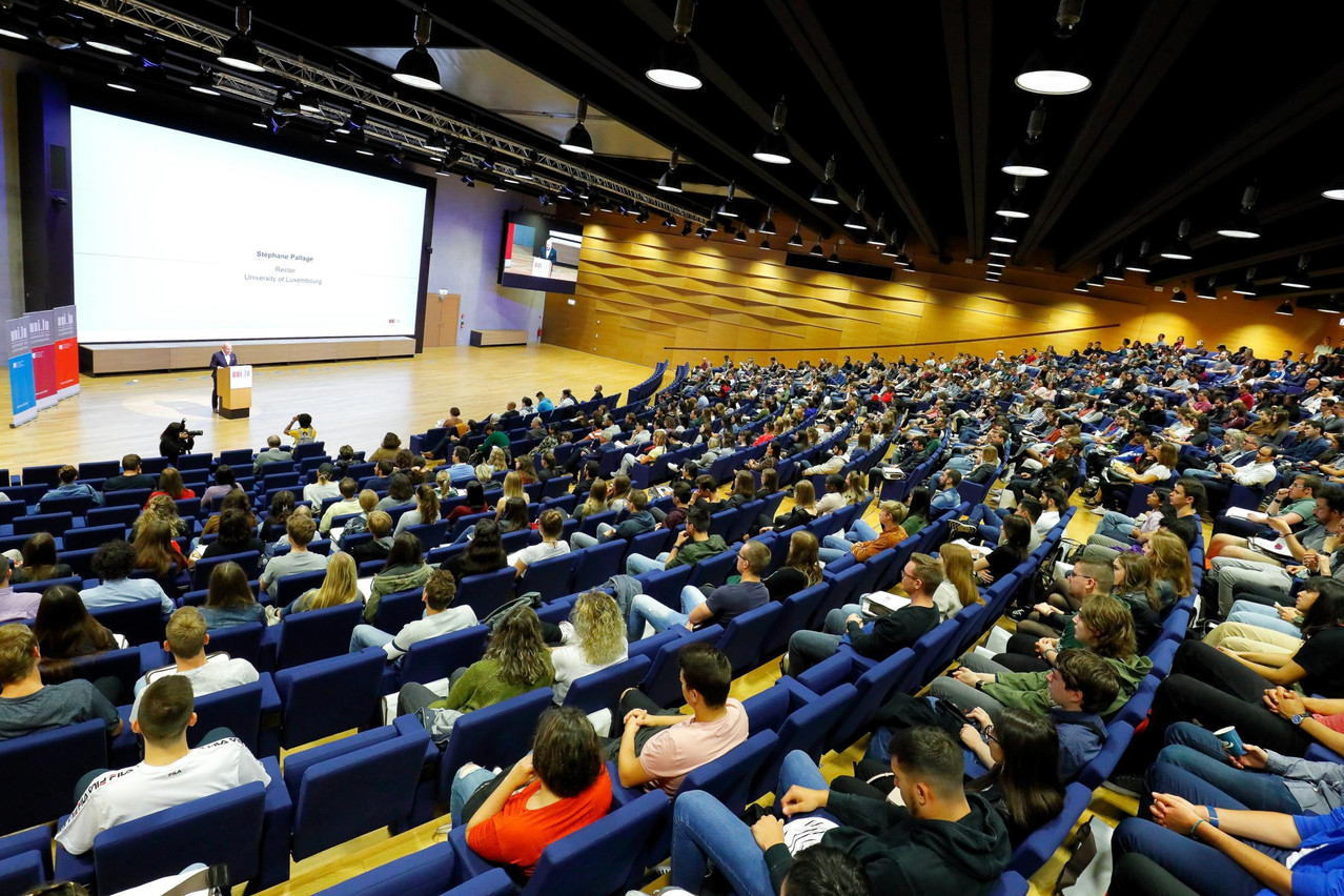 Les étudiants de l’Uni ne reverront pas leurs amphis avant septembre. (Photo: Marc Schmit/ Xero/Université du Luxembourg/archives Paperjam)