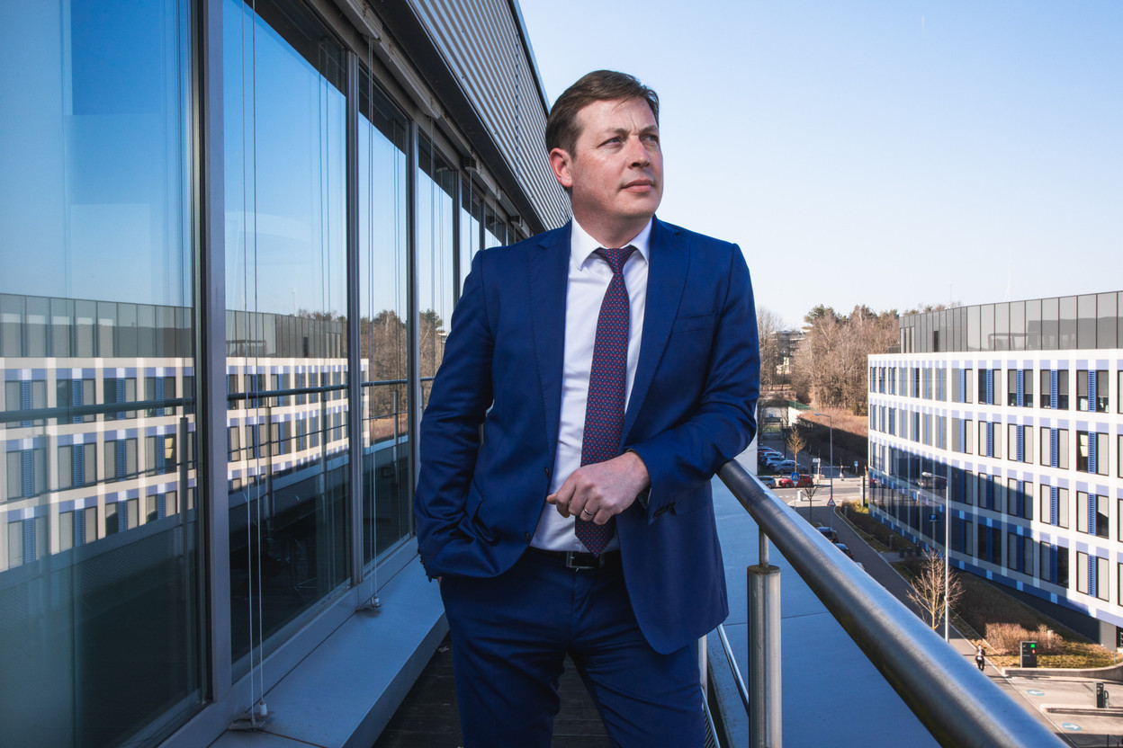 Olivier Beghin, Head of Private Banking at Banque Havilland. (Photo: Eva Krins/Maison Moderne)