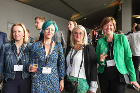 Aurélia Feltz (Beelex), Virgine Ducommun (Campus Contern), Benedicte Hiernaux (IOME) et Sonia Lemasson (My Personal Office). (Photo: Marie Russillo/Maison Moderne)