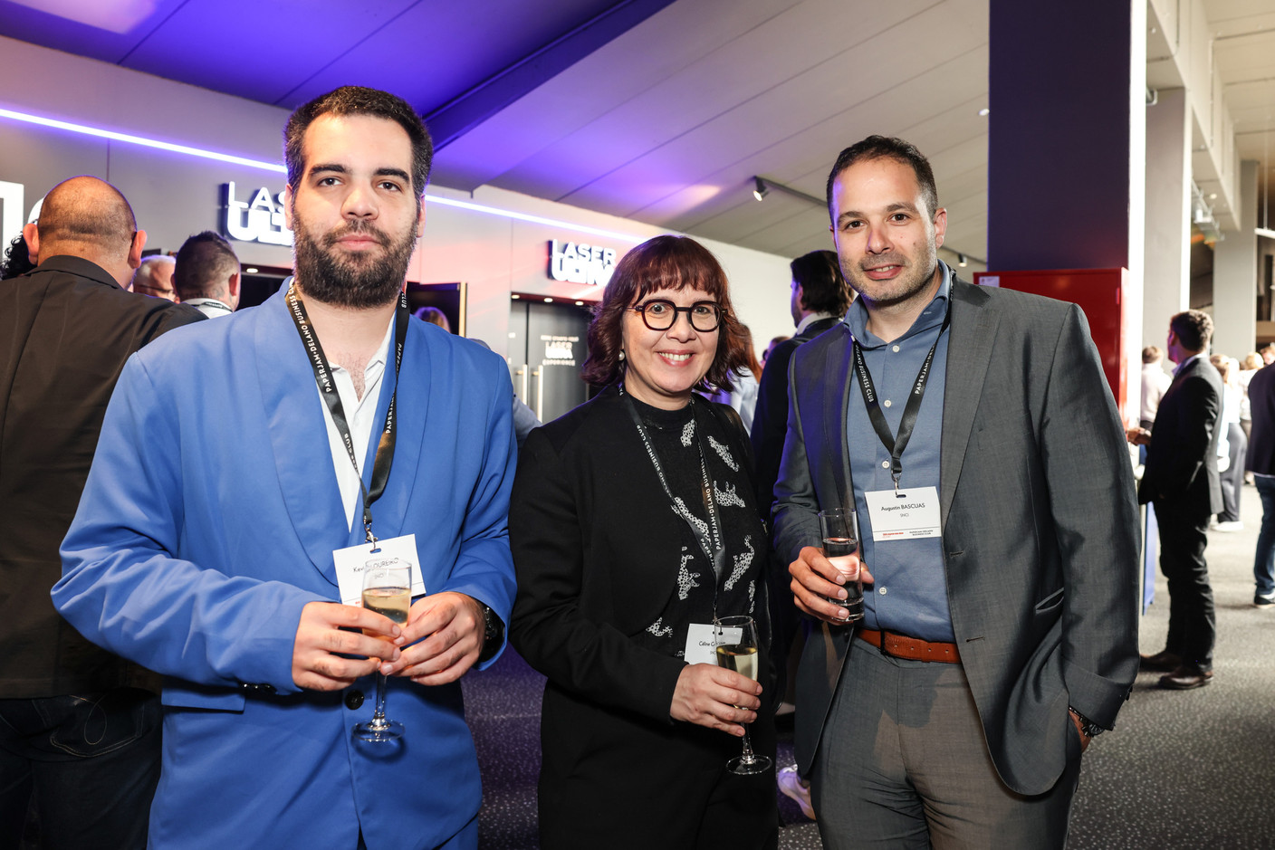 Kevin Loureiro, Céline Cappelli et Augustin Bascuas (SNCI). (Photo: Marie Russillo/Maison Moderne)