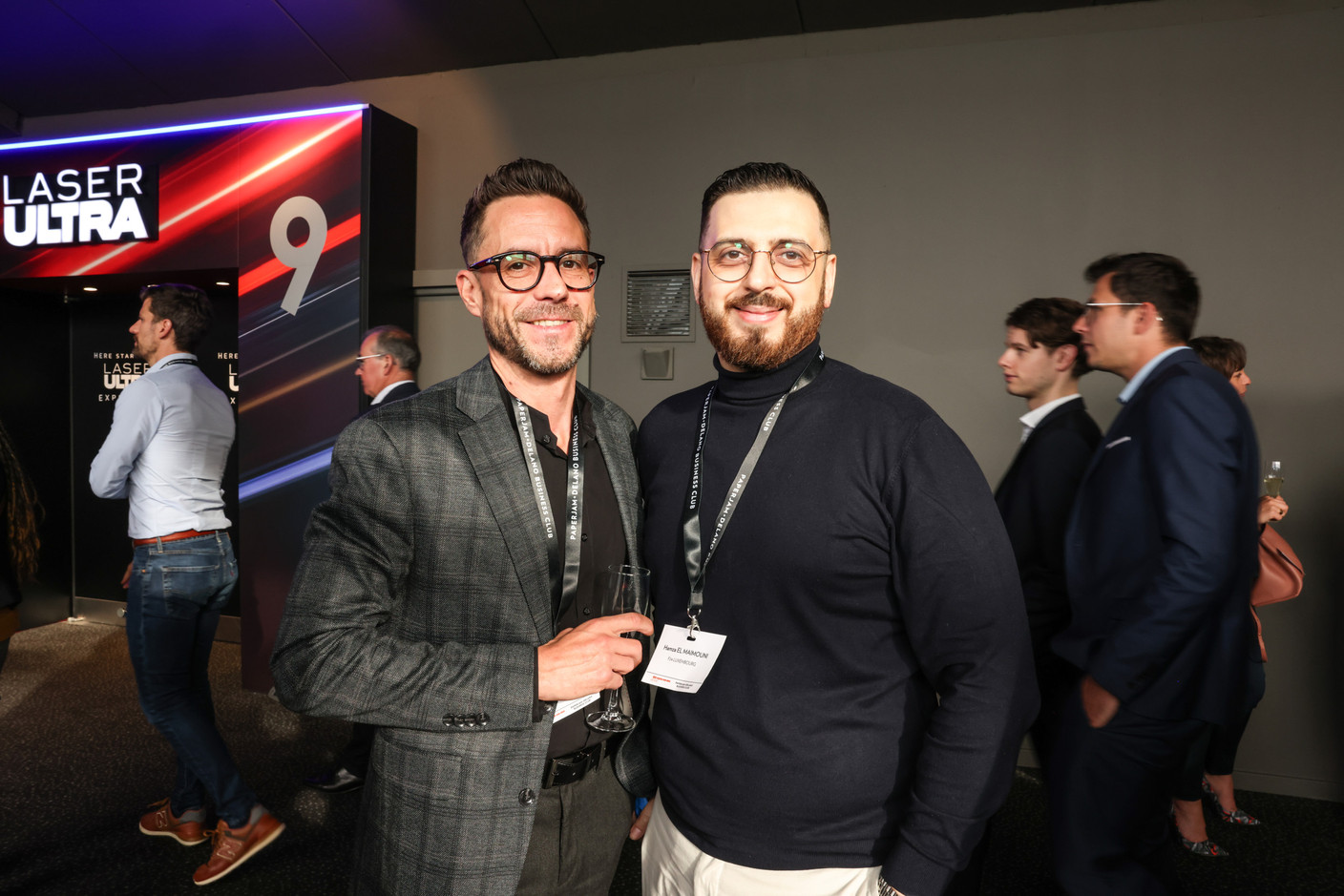 Renaud Vanderhagen et Hamza El Maimouni (F24 Luxembourg). (Photo: Marie Russillo/Maison Moderne)