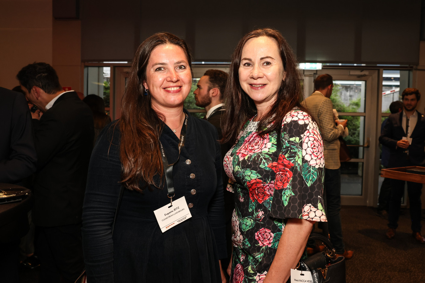 Evguenia Jeitz (Clearstream Luxembourg) et Marta Vacca Vesela (ATSL). (Photo: Marie Russillo/Maison Moderne)