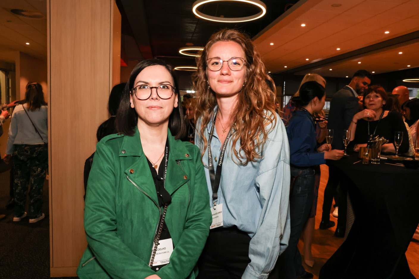 Céline Coelho (Mélucia - Laboratoire C2L) et Inès Fortemps De Loneux (ACFIN Partners). (Photo: Marie Russillo/Maison Moderne)