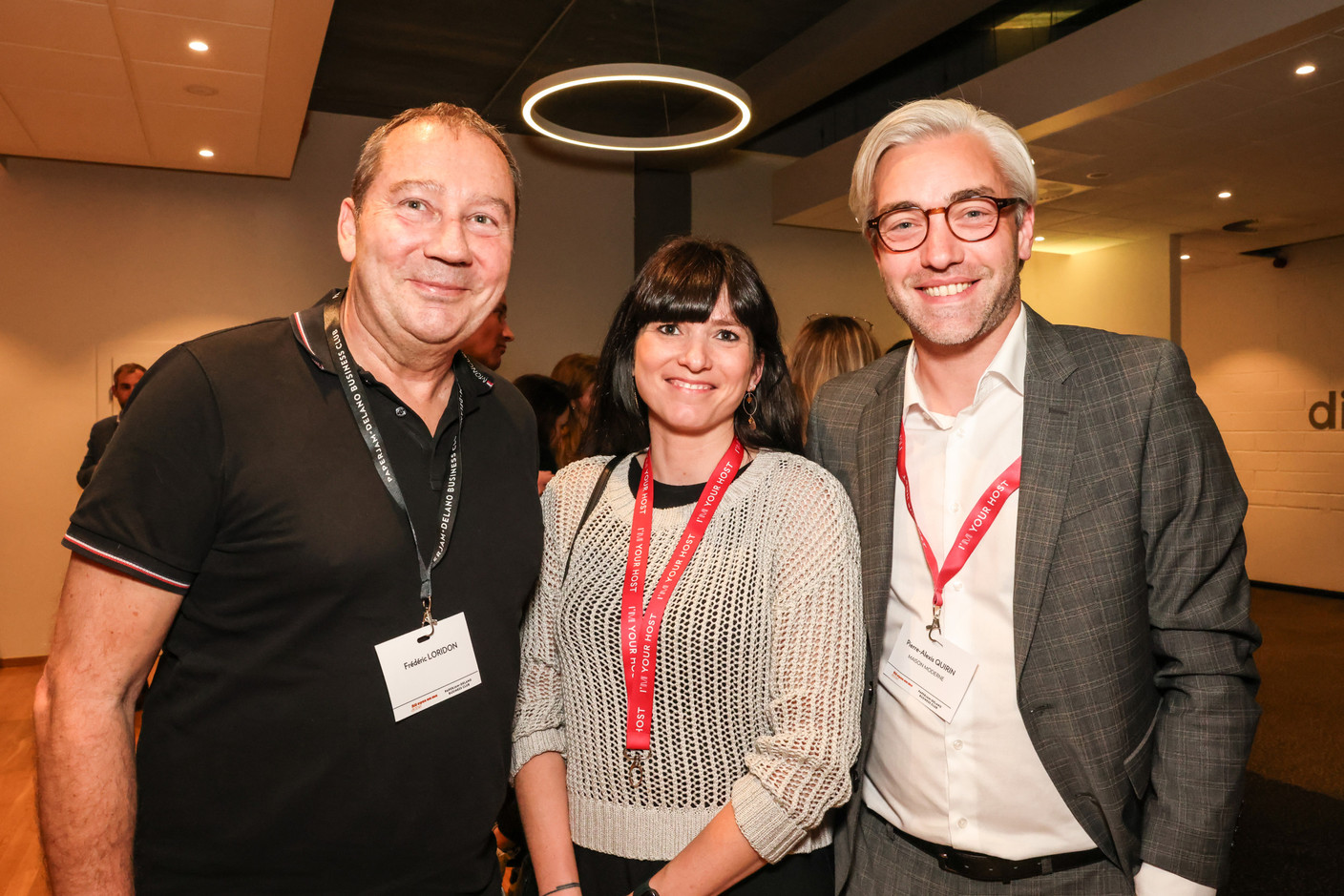 Frédéric Loridon, Stéphanie Schleich et Pierre-Alexis Quirin (Maison Moderne). (Photo: Marie Russillo/Maison Moderne)