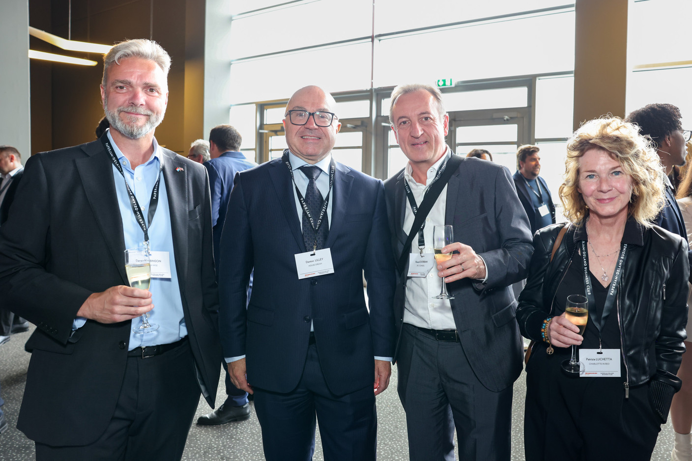 Darren Robinson (Anderson Wise), Denton Lilley (House Dream), Pascal Dorban (SFC Conseil) et Patrizia Luchetta (Charlotte In Red). (Photo: Marie Russillo/Maison Moderne)