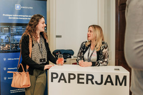 Romane Petitjean and Magalie Demichelet (Rcarré). Photo: Julian Pierrot / Paperjam