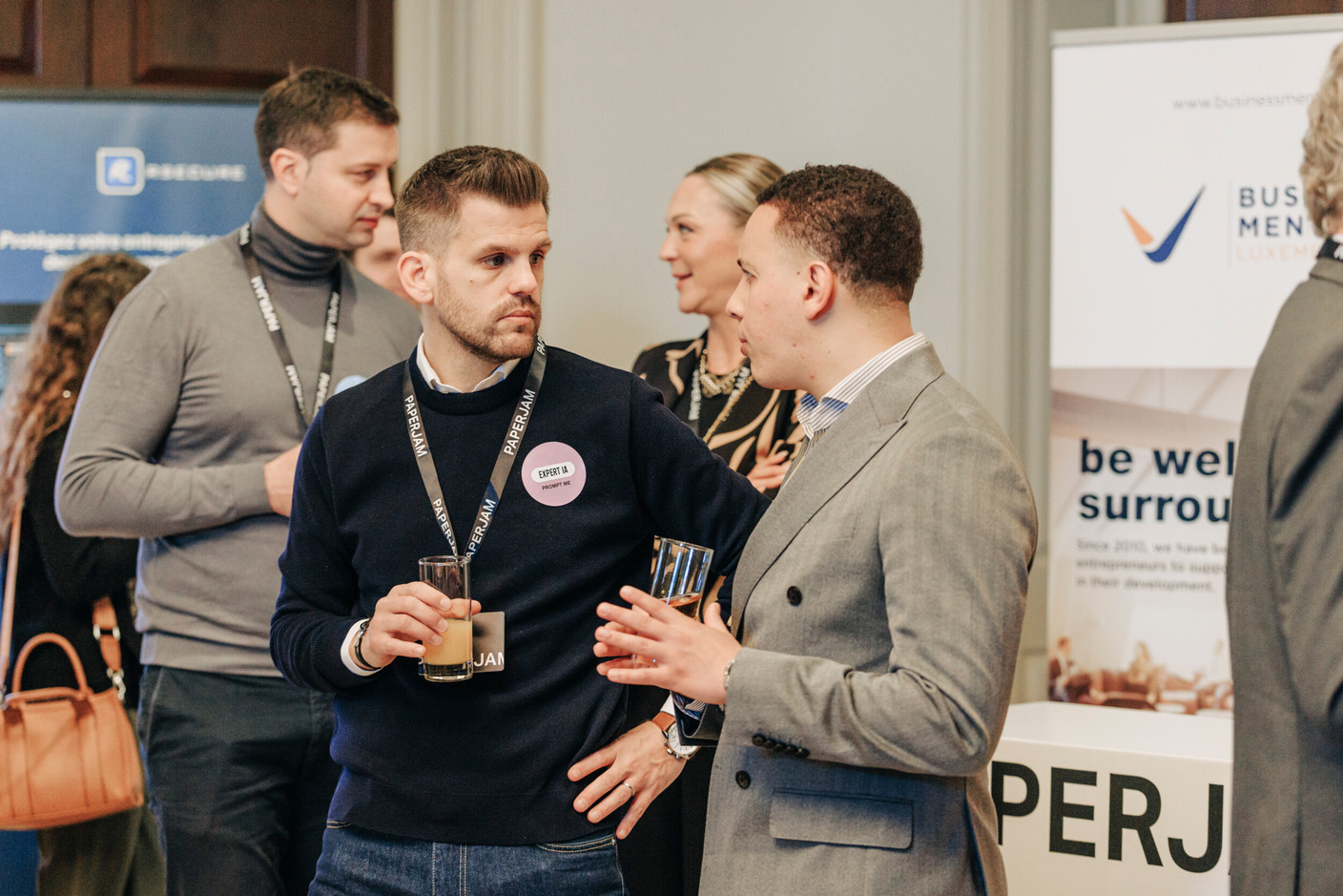 The monthly Paperjam Together initiative, led by the Paperjam Club, brought together SME leaders and entrepreneurs on Thursday, 23 April for a morning of high-value exchanges. Photo: Julian Pierrot / Paperjam
