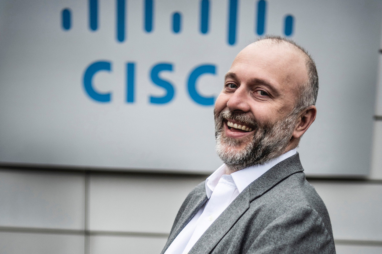 La solution de vidéoconférence de Cisco, Webex, a été 10 à 15 fois plus utilisée au Luxembourg qu’avant la crise. Surtout, une nouvelle ère va s’ouvrir, annonce le directeur Belux de la marque, Arnaud Spirlet. (Photo: Cisco)