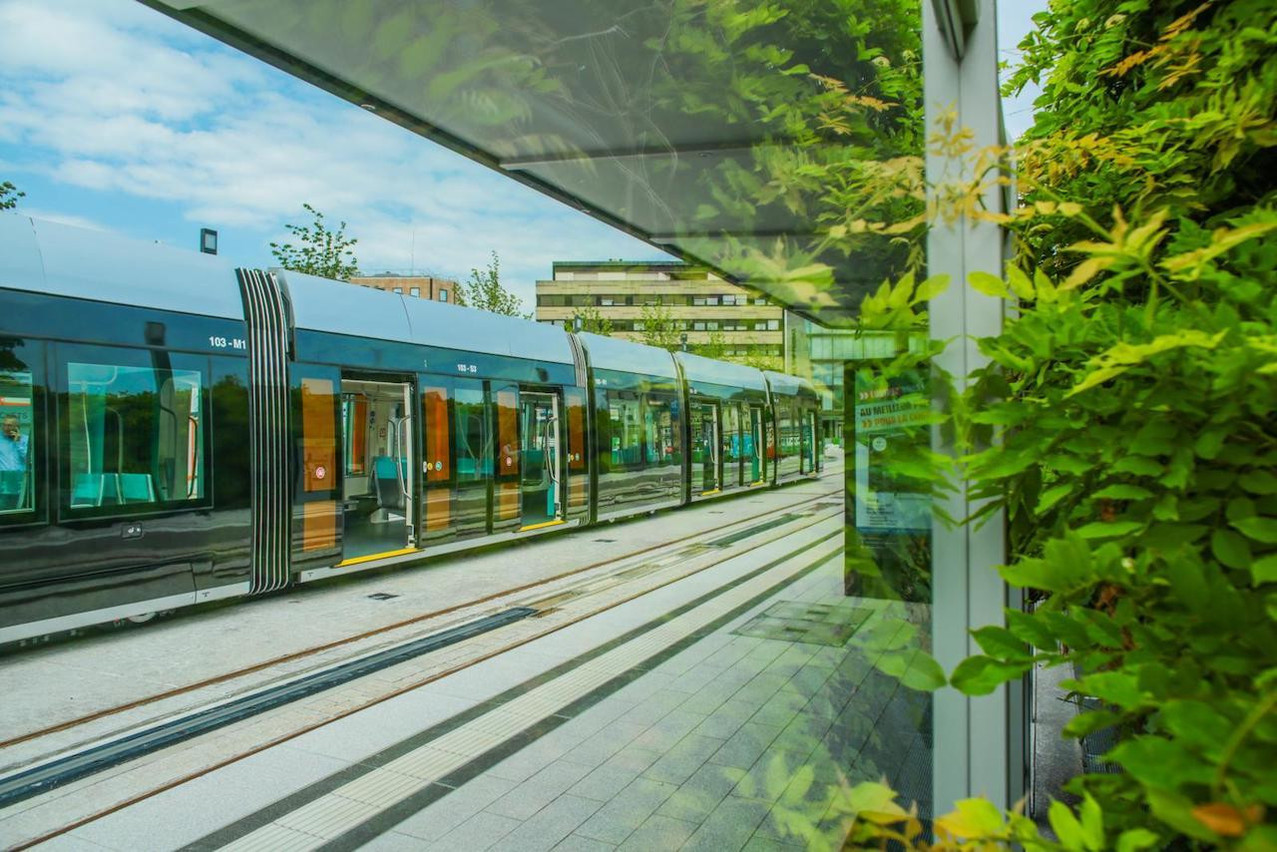 Extension plans for the tram, including a stretch along the avenue de la Porte-Neuve, pose a challenge for engineers and have upset environmental lobby groups. Photo: Matic Zorman/Maison Moderne