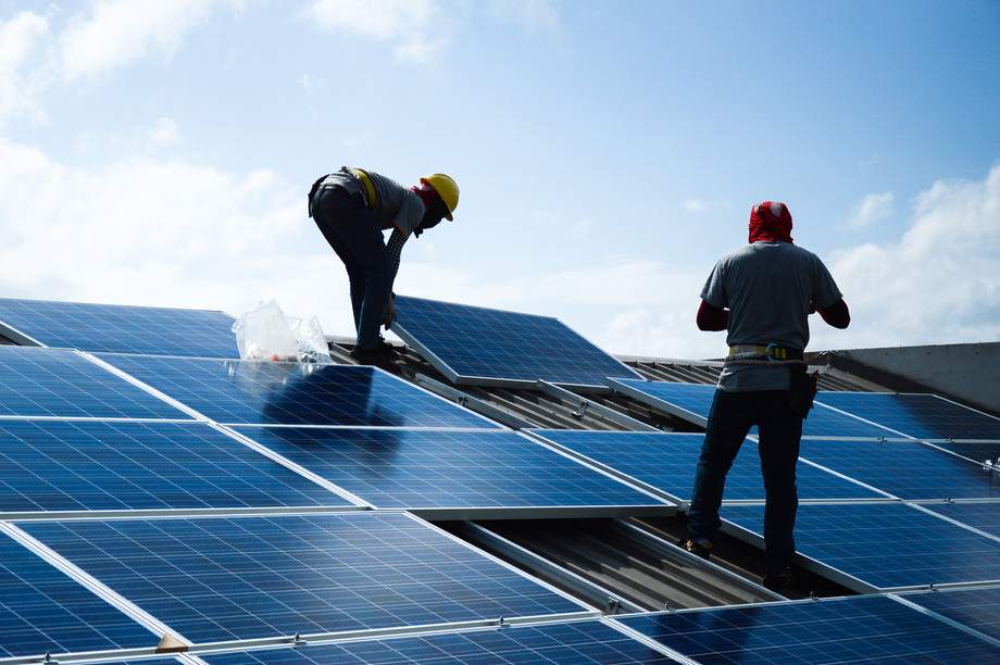 More than a third of funded projects saw companies switch to renewable energies Photo: Shutterstock