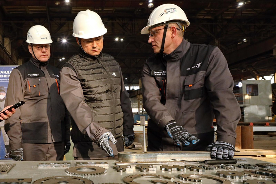 Upgraded machinery at ERG Service facility.  Photo: Eurasian Resources Group