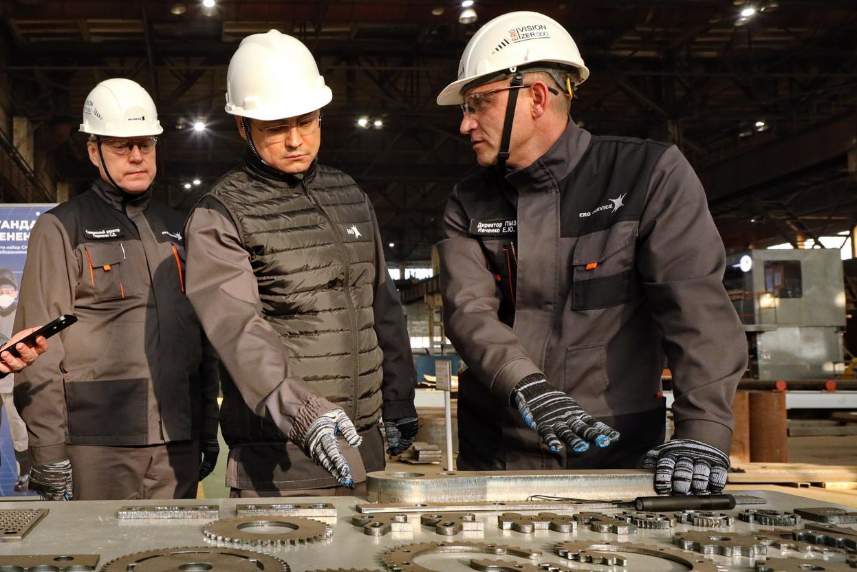 Upgraded machinery at ERG Service facility. Photo: Eurasian Resources Group