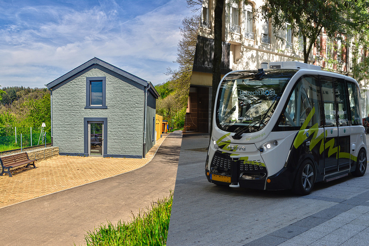 Certaines communes, comme Bissen (à gauche avec son Cyclo croc) ou Esch avec, entre autres, sa navette autonome, n’ont pas attendu la Semaine de la mobilité pour porter des projets dans ce domaine.  (Photos: Max Steffen, Maëlle Hamma/Montage: Maison Moderne)