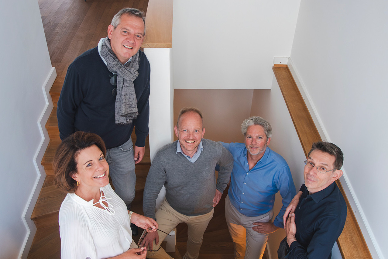 “One implication of CSRD is that the internal HR kitchen is becoming more open. The bar will be higher for every manager at every level.” From left to right: Mireille Talsma, Nicolas Rasson, Hendrik Geleyte, Matthias Gerstlauer and Daniel Braun. Photo: T. Rasson