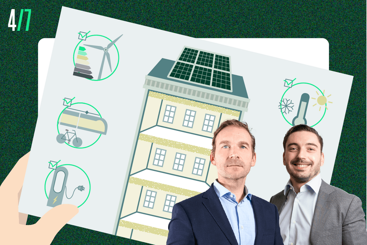 Vincent Loeillet, Senior Account Manager en Capital Markets et Jérôme Coppée, Director Capital Markets chez CBRE Crédit illustration et photo : Maison Moderne