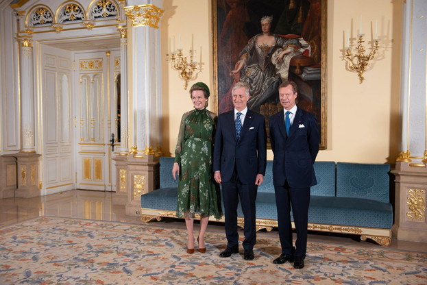 La visite d’État du couple royal de Belgique se prolonge ces mercredi et jeudi. (Photo: Anthony Dehez)