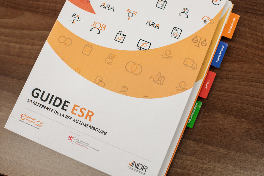 INDR’s “ESR guide”, which outlines the organisation’s “responsible company” label, was originally only available in French and is now also available in English.  Photo: Matic Zorman/Maison Moderne