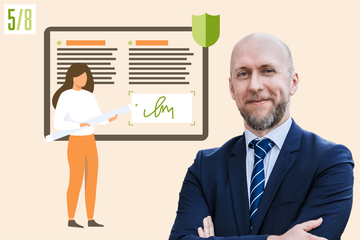 Sébastien Rimlinger, Avocat à la Cour au sein du cabinet Brucher, Thieltgen & Partners Crédit illustration : Maison Moderne & crédit photo : Brucher, Thieltgen & Partners