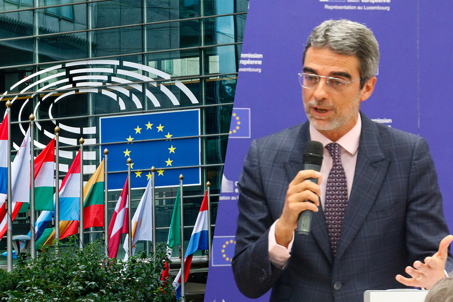 Until its executive director is recruited in 2025, the EU’s Anti-Money Laundering Authority (AMLA) will be headed on an interim basis by Olivier Salles, head of the Amla working group in the European Commission’s directorate-general for financial stability, financial markets and capital markets union (DG Fisma). Photos: Shutterstock/European Union