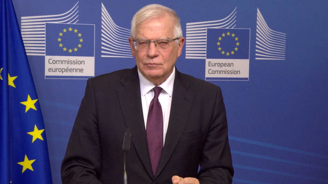 EU high representative for foreign affairs Josep Borrell said on Thursday morning that the EU will adopt “the harshest package of sanction we have ever implemented” EU screenshot