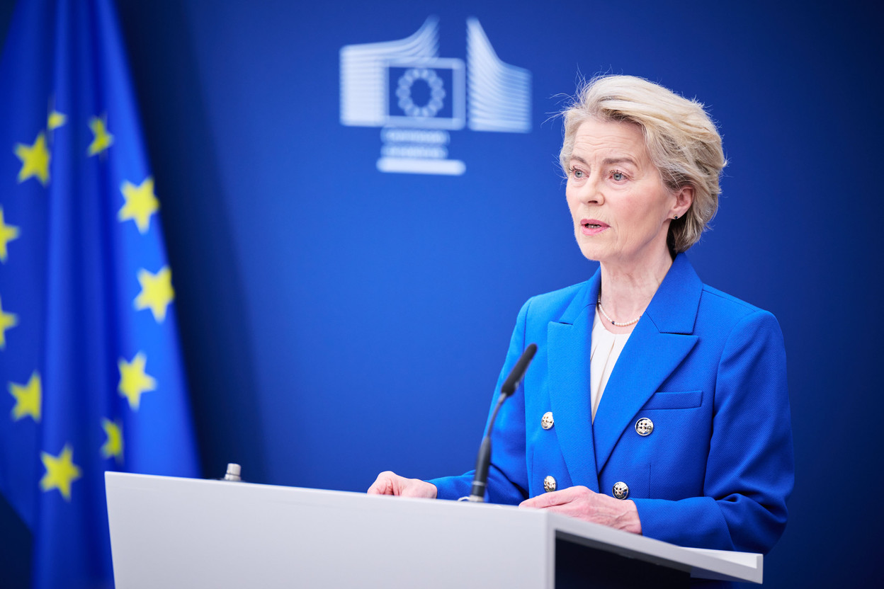 “We are in an era of rearmament. And Europe is ready to massively boost its defence spending,” declared the president of the European Commission, Ursula von der Leyen, in Brussels on Tuesday 4 March. Photo: EU/Dati Bendo
