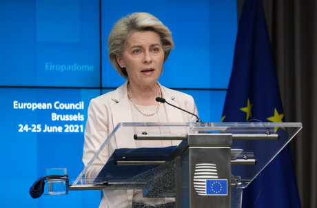 La présidente de la Commission européenne, Ursula von der Leyen, va devoir se montrer convaincante pour faire admettre ses mesures pour décrocher des ressources propres. (Photo: EU/Alexandros Michailidis)