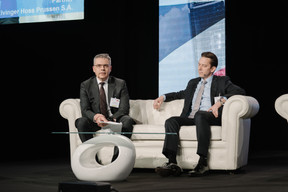 Gast Juncker (Elvinger Hoss Prussen) et Gerald Reh (BNY Mellon Investment Management) (Photo: Marion Dessard)